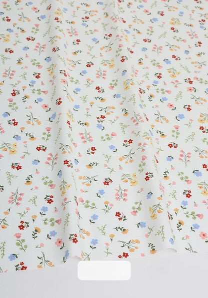 Cotton Fabric, Country Floral Prints, for Dresses, Skirts & Patchwork - Flower Field Joy