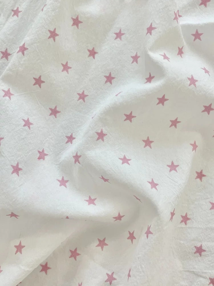 Polyester Crinkle Star Fabric, for Tops & Skirts