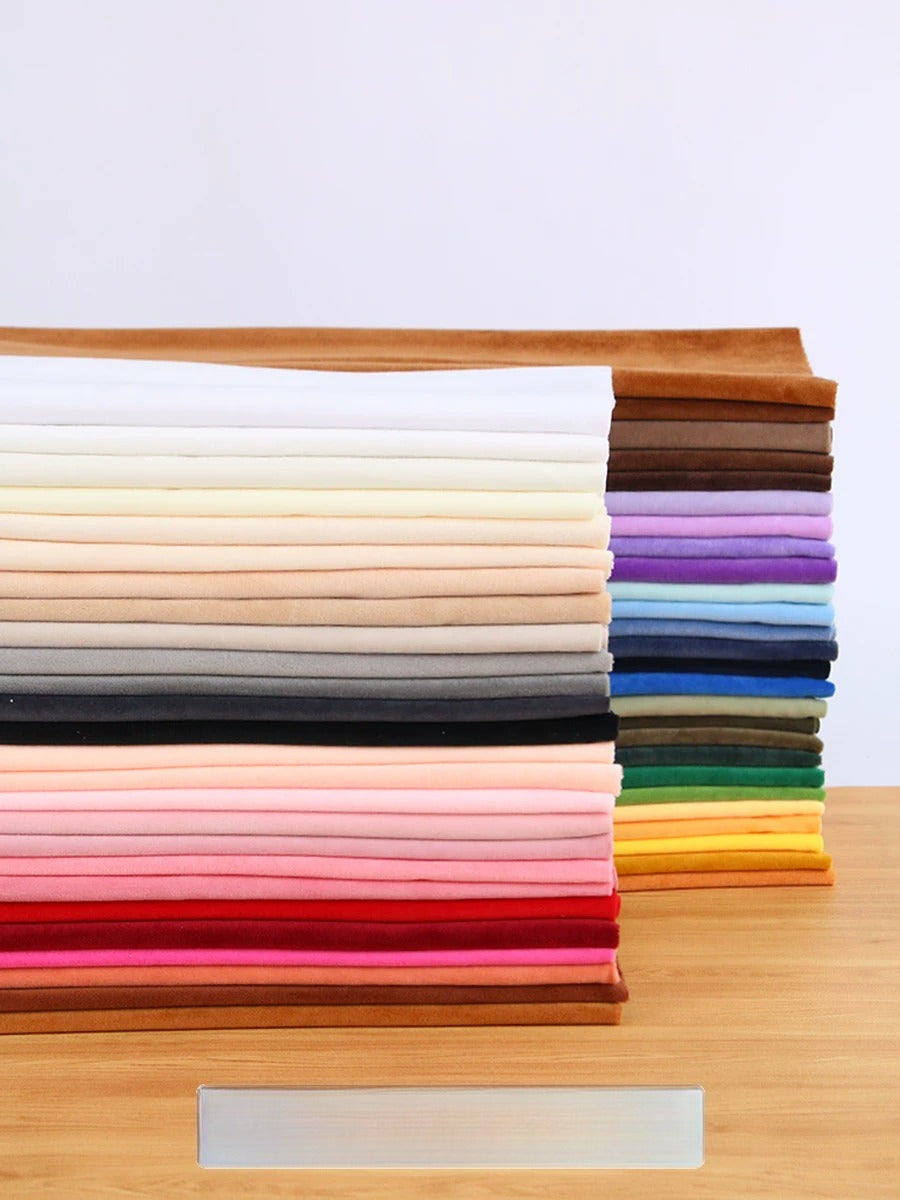Crystal Velvet Doll Skin Fabric, Short Pile, for Plush Dolls, Toys & Linings