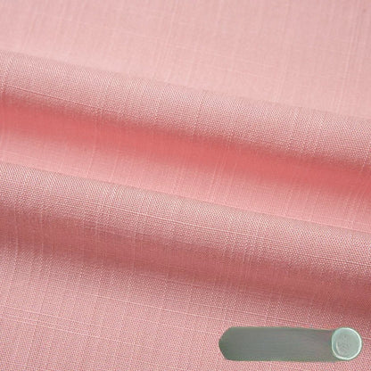 Cotton Linen Slub Fabric, Summer Solid, for Pants, Casual Wear & DIY - Pink
