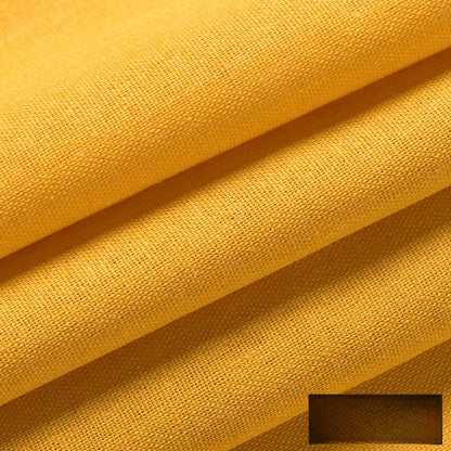Linen Fabric, Thin Handmade Solid, for Hanfu, Embroidery & Summer DIY - Golden Yellow
