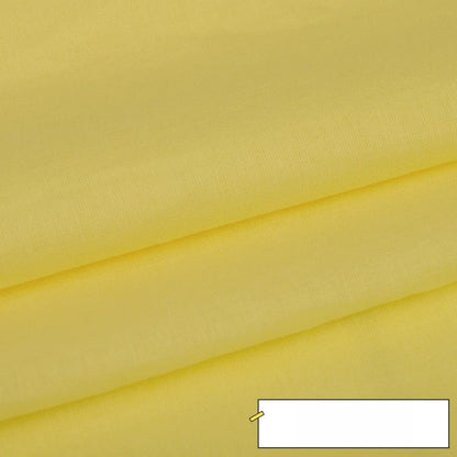 Cotton Lining Fabric, Plain Solid, for Baby Clothing, Dresses & Linings - Light Yellow