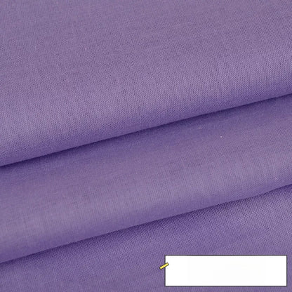Cotton Lining Fabric, Plain Solid, for Baby Clothing, Dresses & Linings - Light Purple
