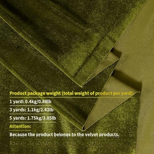Stretch Velvet Fabric By The Yard | 12 Colors, 59" Wide, 2-Way Stretch for Costumes & Home Decor