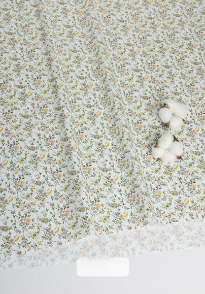 Cotton Fabric, Country Floral Prints, for Dresses, Skirts & Patchwork - Spring Daydreams