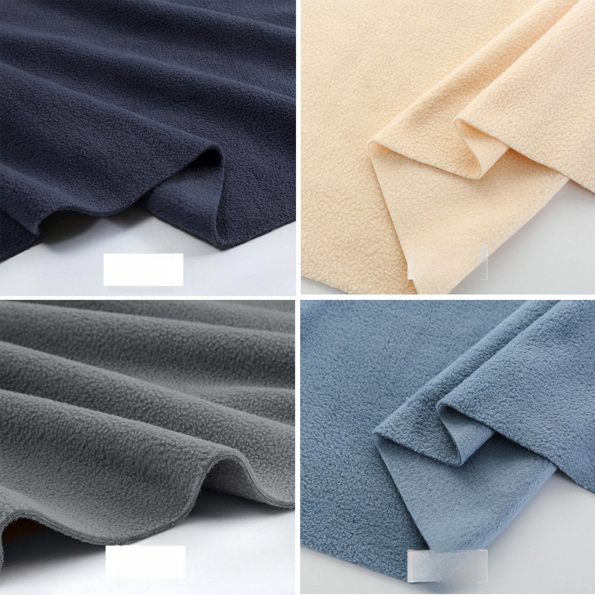 Polar Fleece Fabric, Anti-Pill, 63 in Wide - Deep Navy Blue