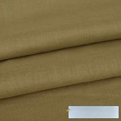 Cotton Lining Fabric, Plain Solid, for Baby Clothing, Dresses & Linings - Khaki