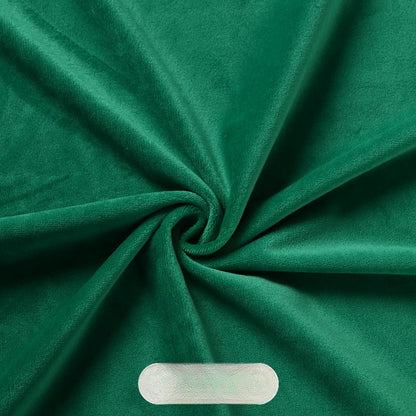 Crystal Velvet Doll Skin Fabric, Short Pile, for Plush Dolls, Toys & Linings - Peacock Green