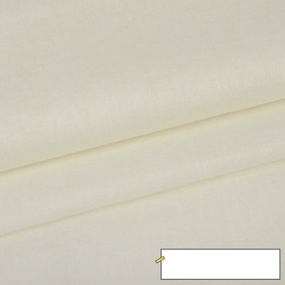 Cotton Lining Fabric, Plain Solid, for Baby Clothing, Dresses & Linings - Cream
