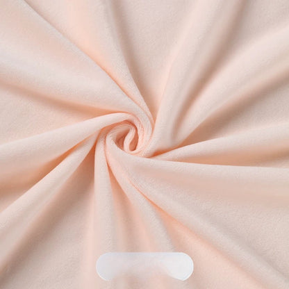 Crystal Velvet Doll Skin Fabric, Short Pile, for Plush Dolls, Toys & Linings - Light Pink Skin