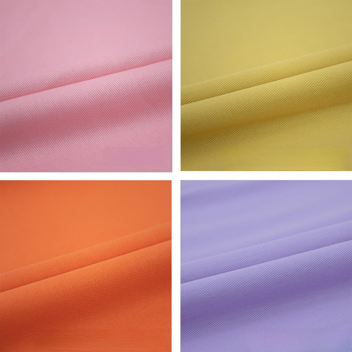 Colored Denim Fabric, 100% Cotton, 59 in Wide - Pink