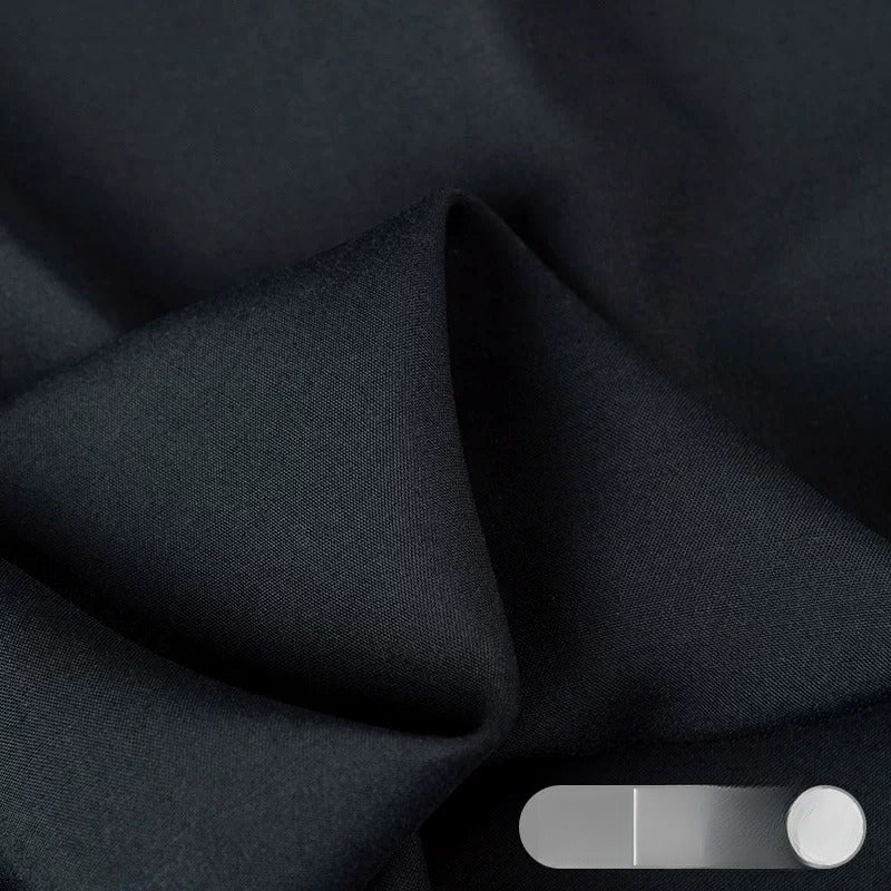 Rayon Fabric, Soft Plain Solid, for Baby Sleepwear, Dresses & Summer Wear - Black