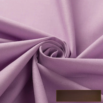 Cotton Twill Fabric, Solid, for Shirts, Bedding & Embroidery - Light Purple