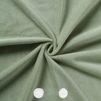 Crystal Velvet Doll Skin Fabric, Short Pile, for Plush Dolls, Toys & Linings - Pea Green