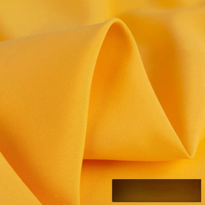 Rayon Fabric, Solid, for Baby Sleepwear, Summer Dresses & Costumes - Turmeric Yellow