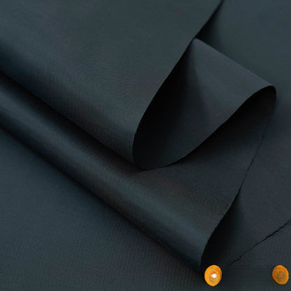 Polyester Taffeta Lining Fabric, Solid, for Suits, Coats & Bags - Black