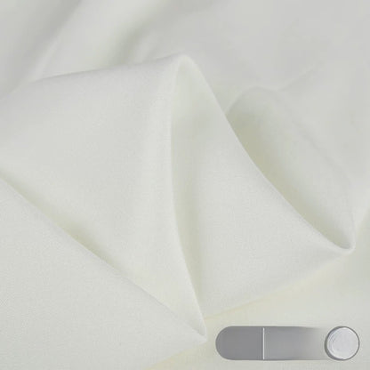 Rayon Fabric, Soft Plain Solid, for Baby Sleepwear, Dresses & Summer Wear - Cream
