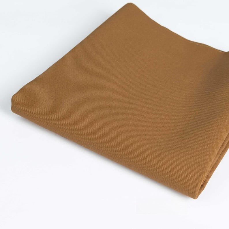 Organic Cotton Canvas, for Bags & Upholstery - Caramel