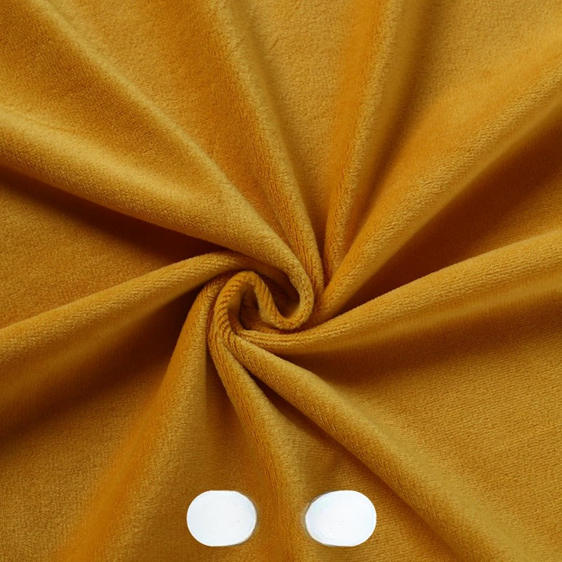 Crystal Velvet Doll Skin Fabric, Short Pile, for Plush Dolls, Toys & Linings - Turmeric