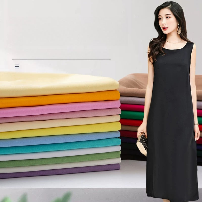 Rayon Fabric, Solid, for Baby Sleepwear, Summer Dresses & Costumes