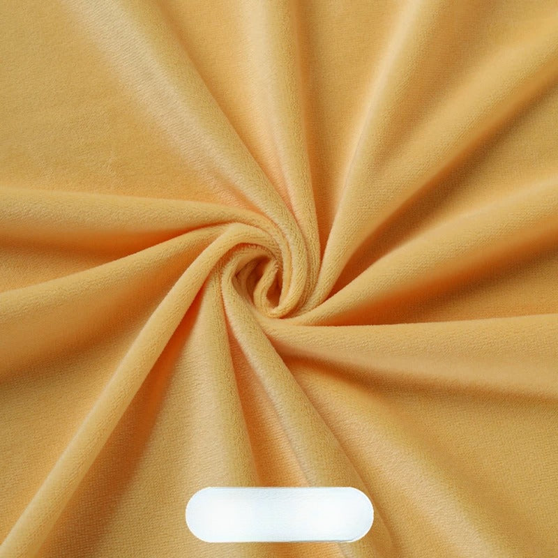 Crystal Velvet Doll Skin Fabric, Short Pile, for Plush Dolls, Toys & Linings - Gardenia Yellow