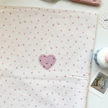 Cotton Fabric, Star Polka & Plaid Prints, for Homewear, Dollwear & Scrunchies