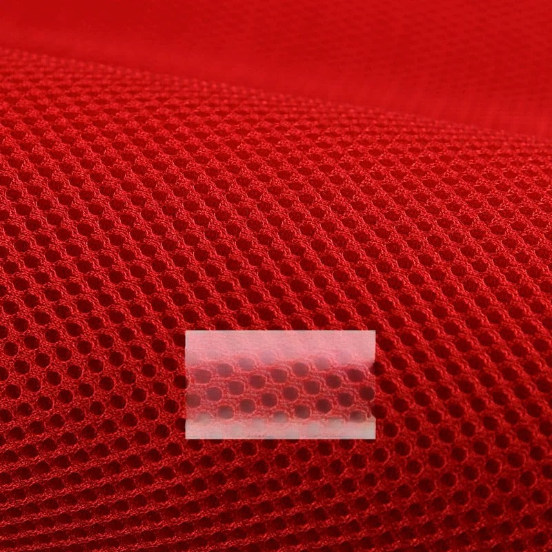 Speaker Grill Mesh Fabric, Acoustic, for Speaker Grilles, Covers & Panels - Bright Red