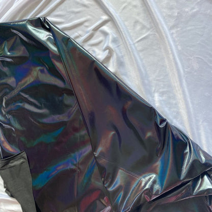 Iridescent Stretch Stage Fabric, for Backdrops & Costumes - Black