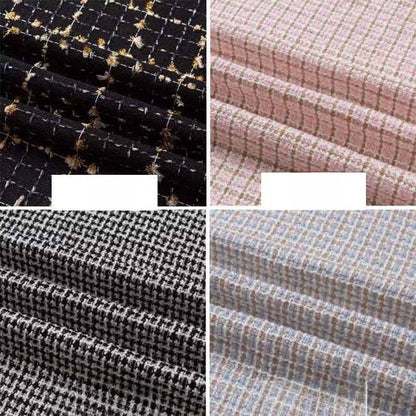 Wool Blend Tweed Fabric, Check, 59 in Wide - Tweed 17