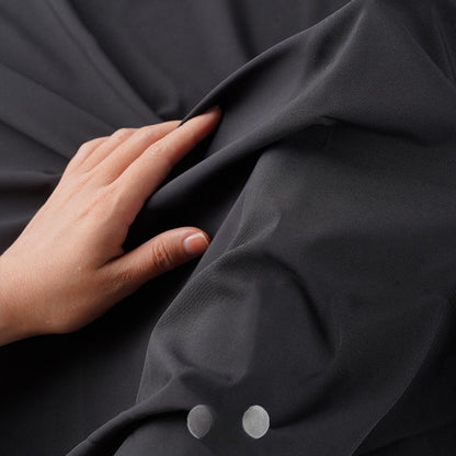 4-Way Stretch Lining Fabric, Solid, for Dress, Skirt & Anti-Exposure Linings - Black