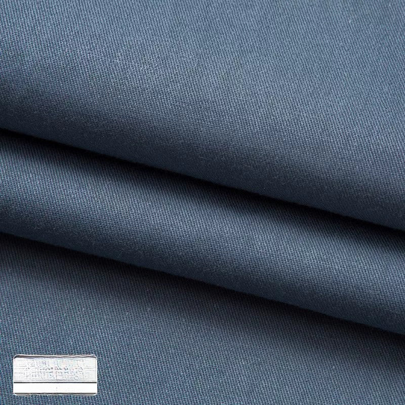 Cotton Twill Fabric, Solid, for Shirts, Bedding & Embroidery - Light Indigo