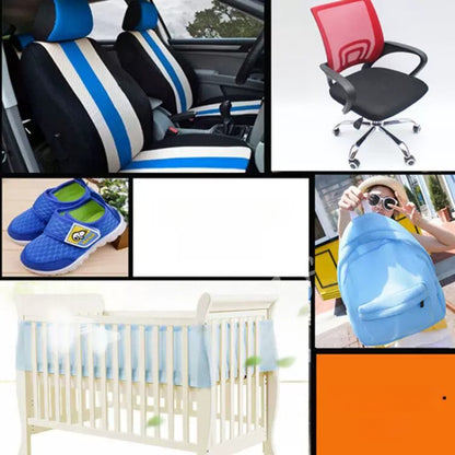 3D Mesh Fabric, Breathable 3-Layer, for Crib Rails, Sofa Covers & Sneakers