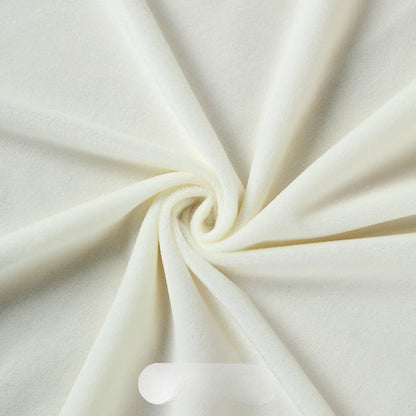 Crystal Velvet Doll Skin Fabric, Short Pile, for Plush Dolls, Toys & Linings - Milky Skin