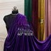 Royal Velvet Fabric, for Upholstery & Costumes - Dark Purple
