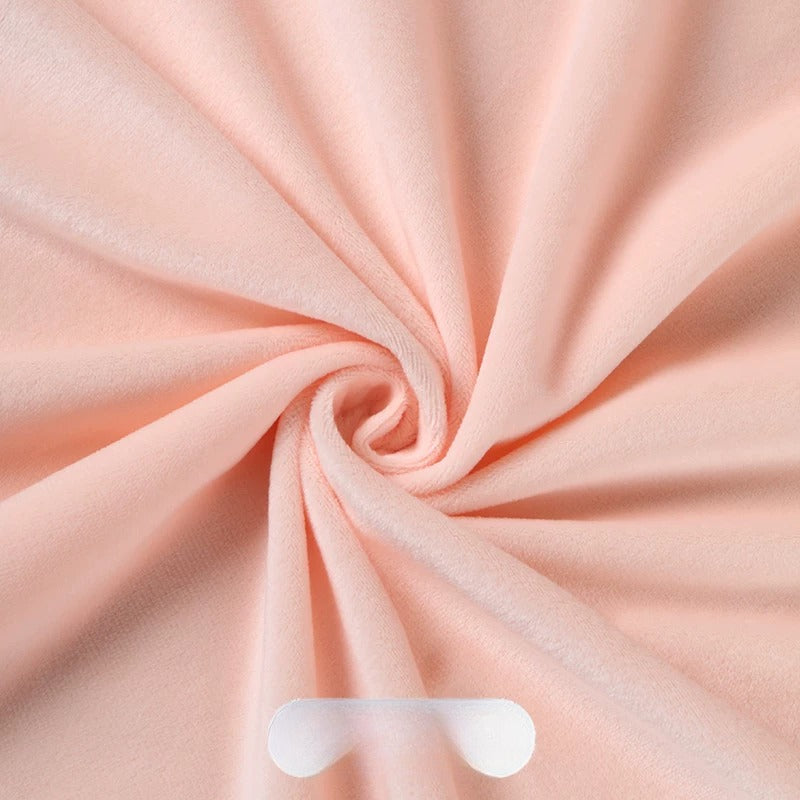 Crystal Velvet Doll Skin Fabric, Short Pile, for Plush Dolls, Toys & Linings - Pink Skin