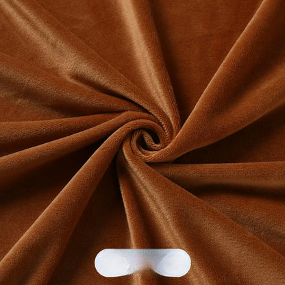 Crystal Velvet Doll Skin Fabric, Short Pile, for Plush Dolls, Toys & Linings - Khaki
