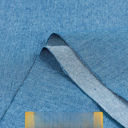 Washed Denim Fabric, Cotton Twill, for Jackets, Shirts, Skirts & DIY - Blue