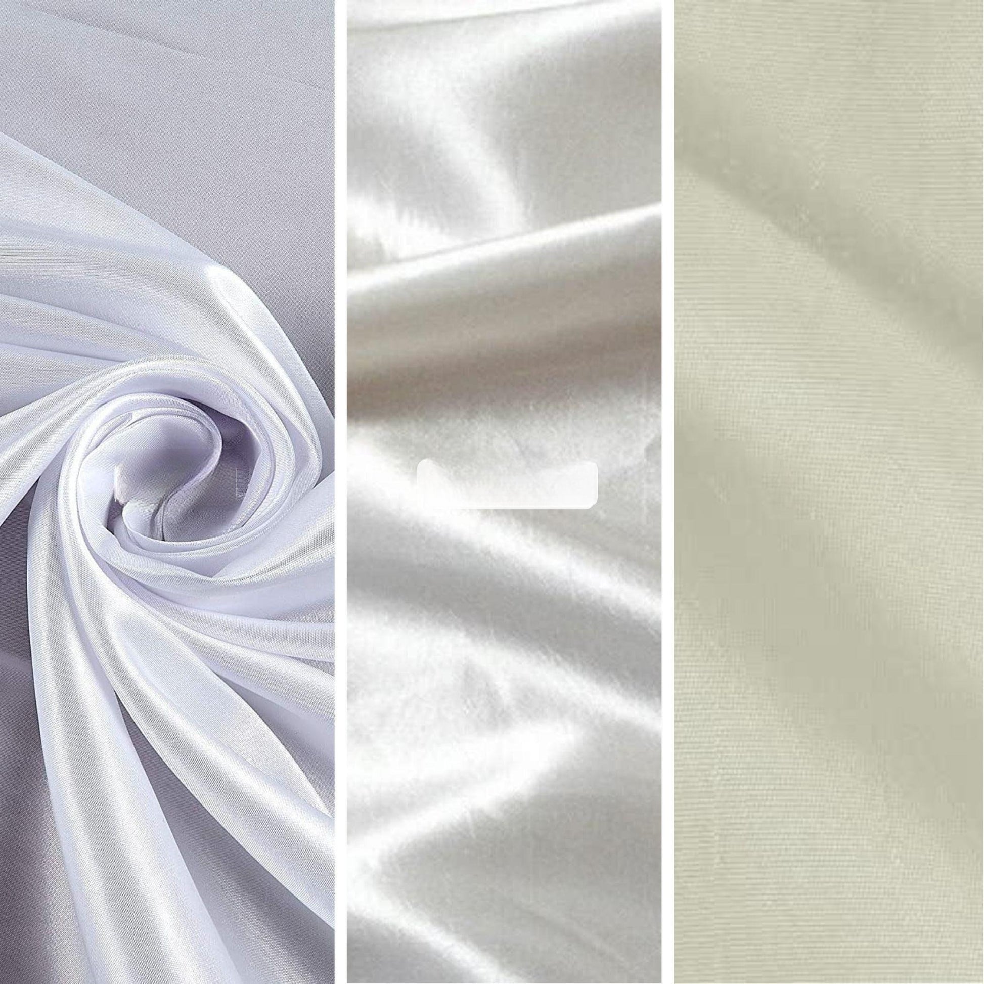 Taffeta Fabric, for Gowns, Drapes & Decor - Ivory