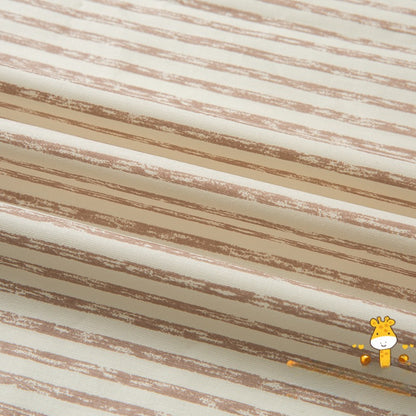 Cotton Twill Fabric, Kids Cartoon Print, for Kids' Bedding, Babywear & Quilts - Clean Stripe