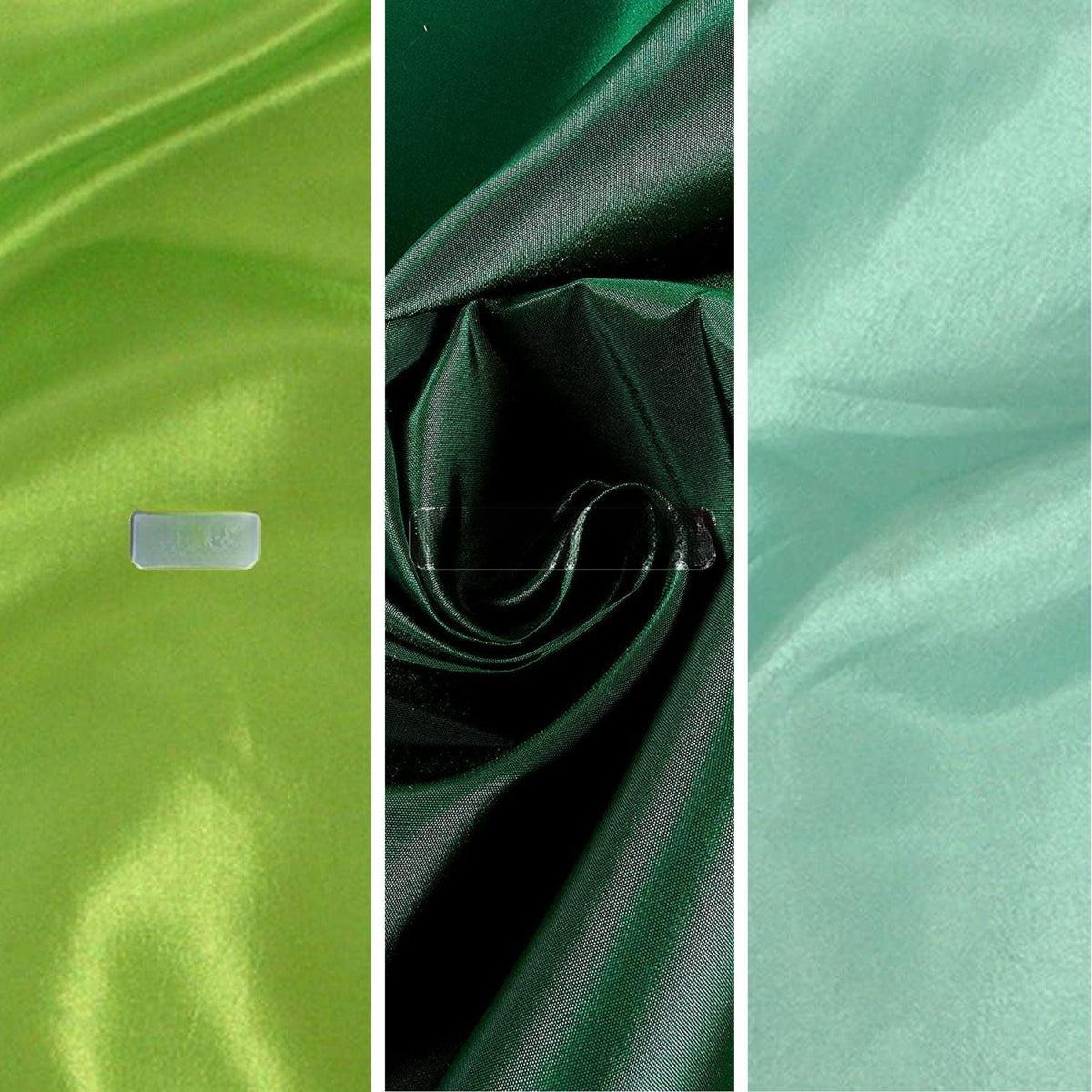 Taffeta Fabric, for Gowns, Drapes & Decor - Hunter Green