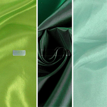 Taffeta Fabric, for Gowns, Drapes & Decor - Hunter Green