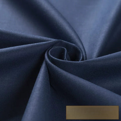 Cotton Twill Fabric, Solid, for Shirts, Bedding & Embroidery - Navy