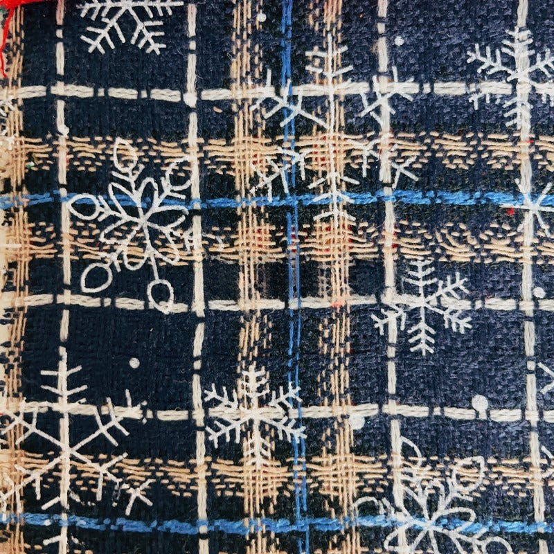 Christmas Plaid Fabric By The Yard | 13 Colors, 55" Wide for Holiday Decor & Christmas Craft - 9# Navy