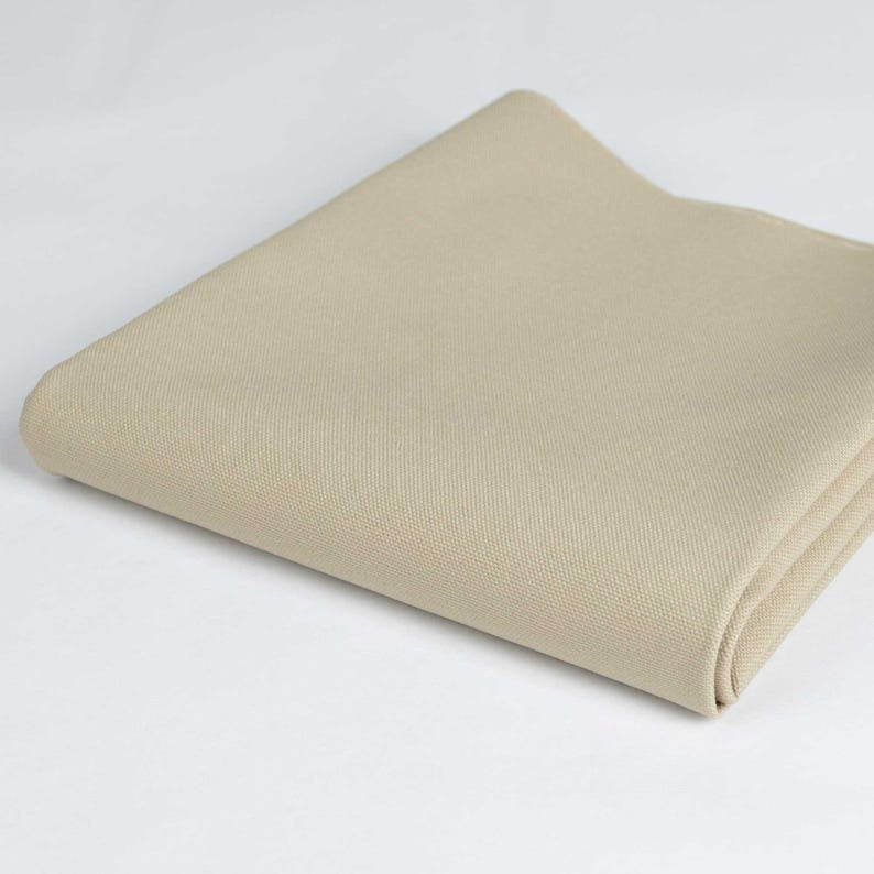 Organic Cotton Canvas, for Bags & Upholstery - Sand