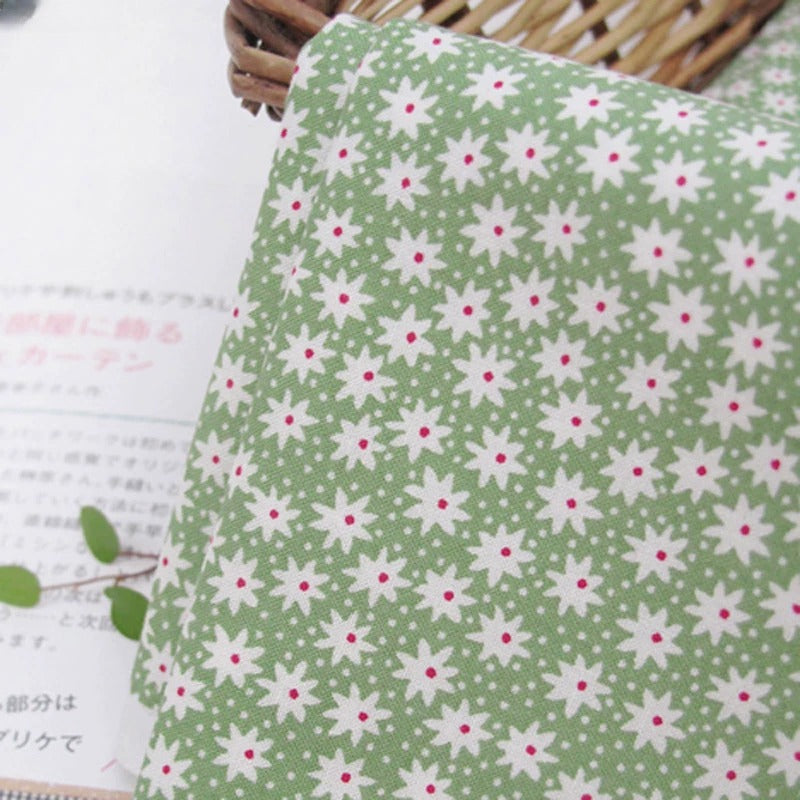 Thick Cotton Check Fabric, 210 GSM, for Upholstery & Storage