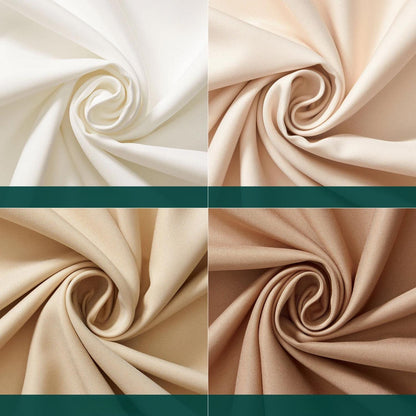 Poly Twill Fabric, for Apparel & Home Decor - Off White