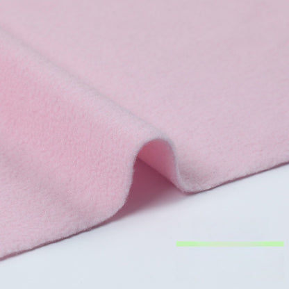 Fleece Fabric, Short Pile Solid, for Jackets, Linings & Plush Toys - Light Pink