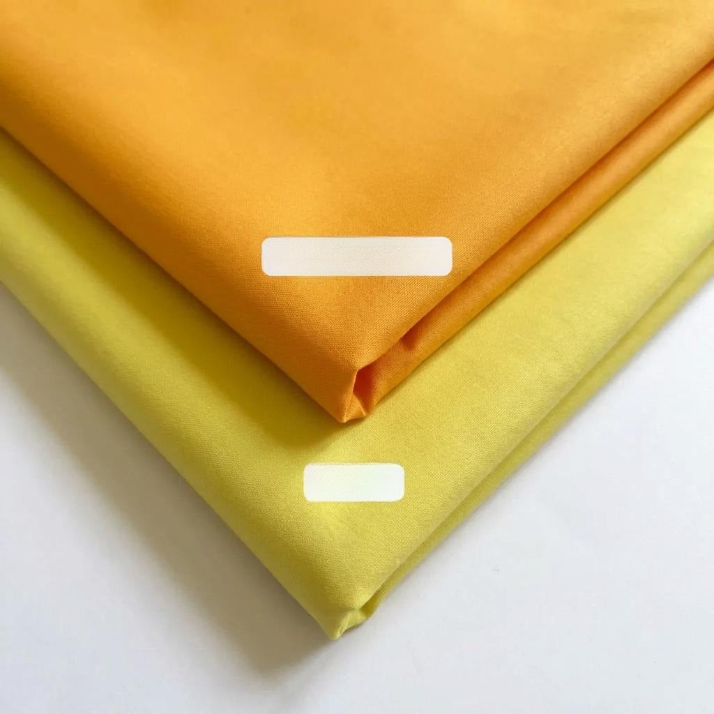 Poly Cotton Broadcloth, for Shirts & Lining - Mango Yellow