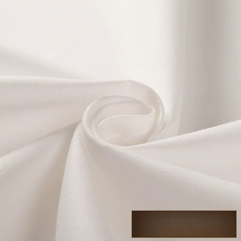 Cotton Twill Fabric, Solid, for Shirts, Bedding & Embroidery - Off-White