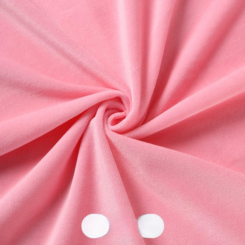Crystal Velvet Doll Skin Fabric, Short Pile, for Plush Dolls, Toys & Linings - Pink